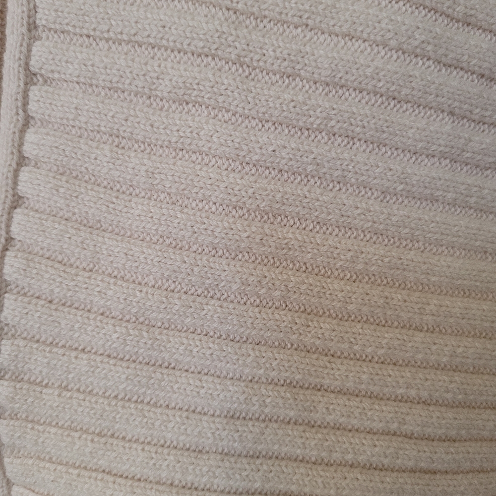 Cabi Split D-Ring Ribbed Aysmmetrical Sweater Xs - image 6
